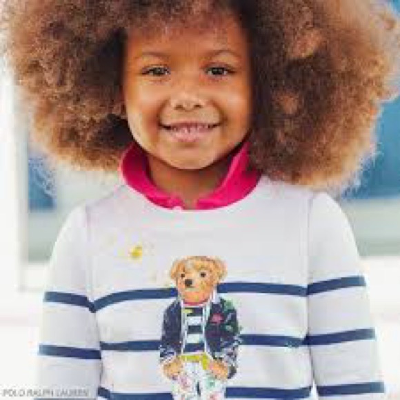 Ralph Lauren Kids White Striped Bear Shirt - Picture 7 of 7